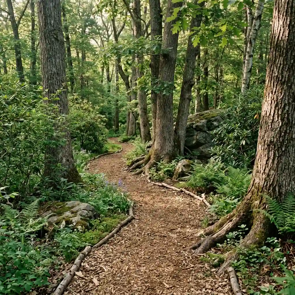 Add a Curving Woodland Path