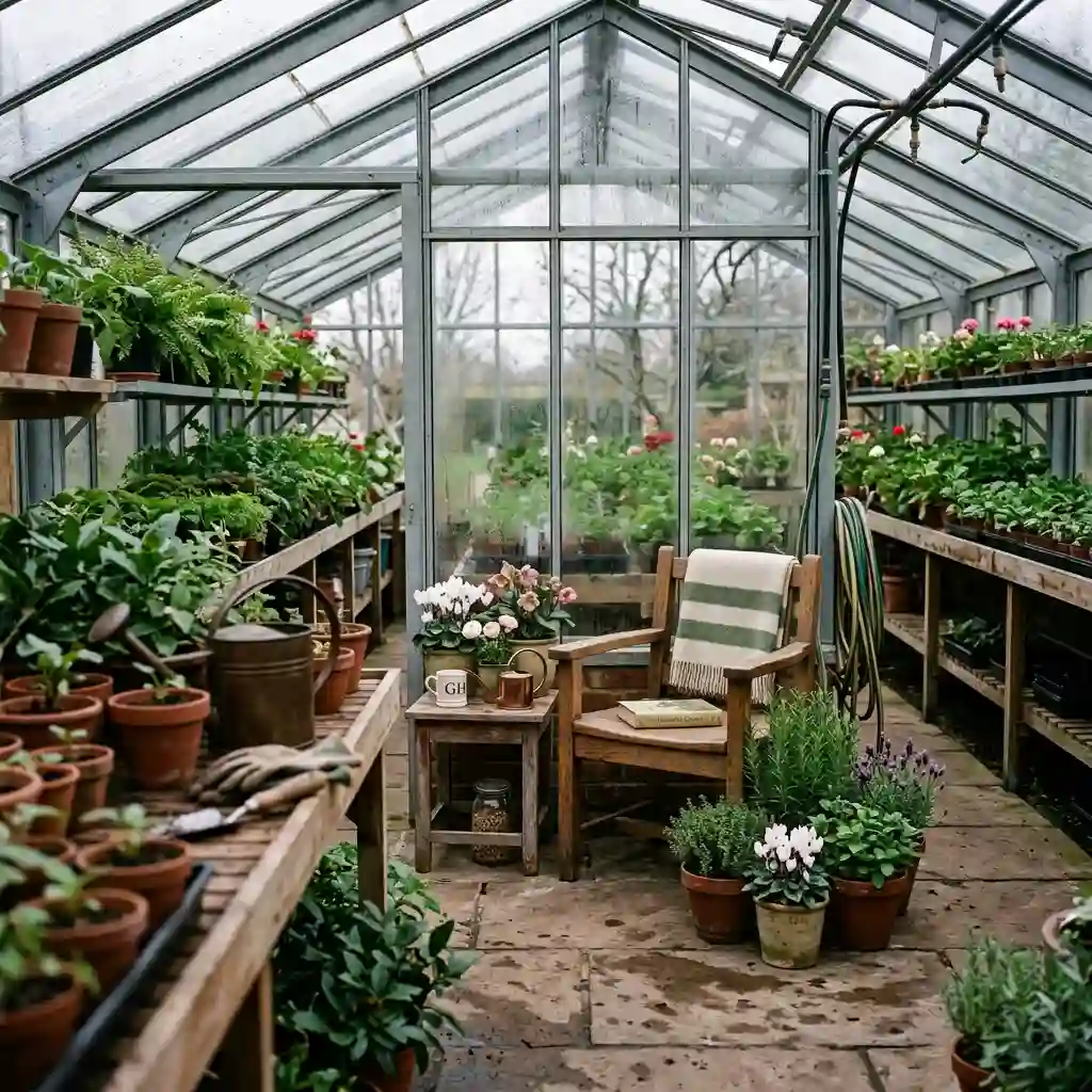 Add a Greenhouse Seating Corner
