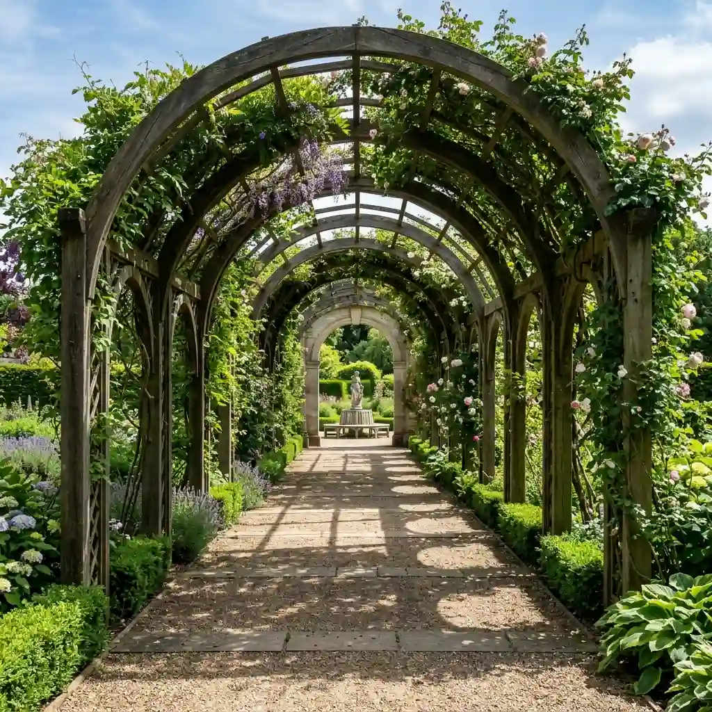 Build a Long Arbor Tunnel
