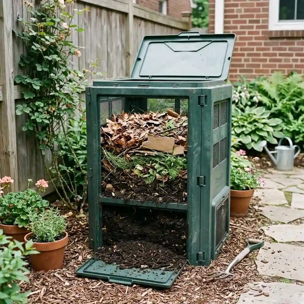 Compost Leaves and Plant Trimmings at Home