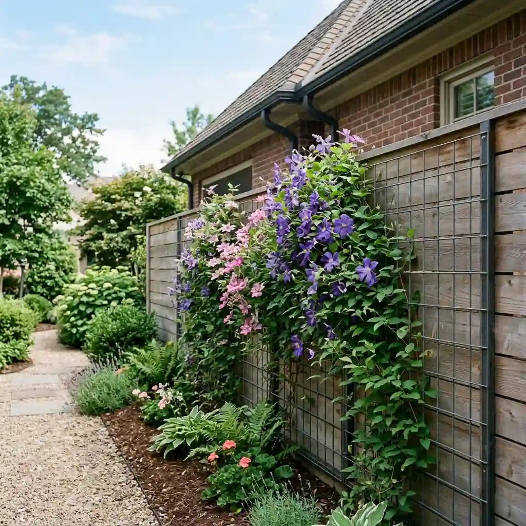 Cover a Bare Fence With Climbing Plants