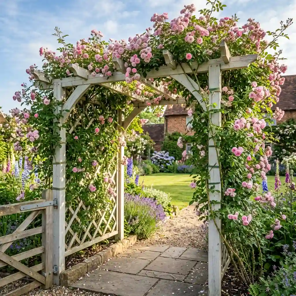 Cover an Arbor With Climbing Roses