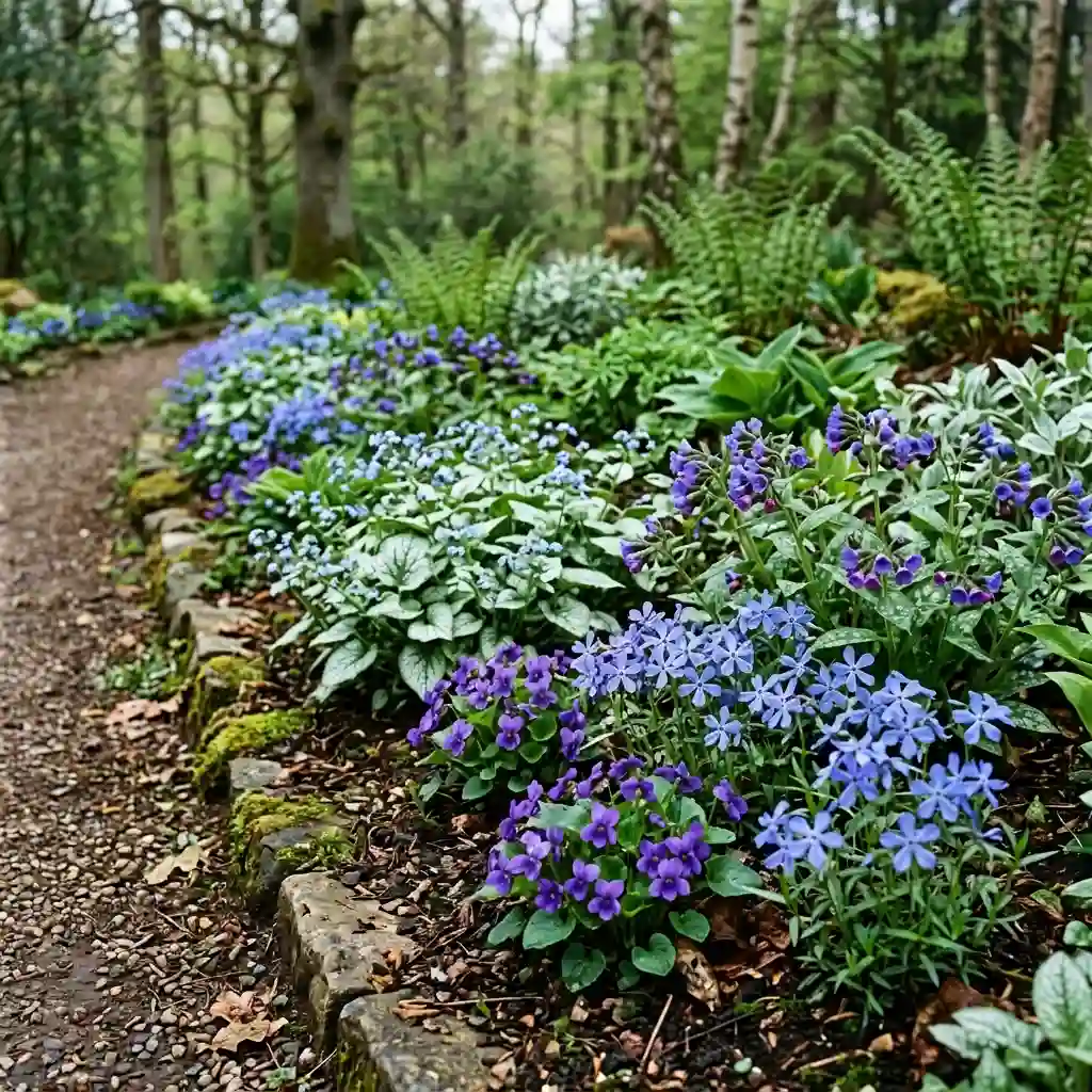 Design a Blue-and-Purple Shade Border