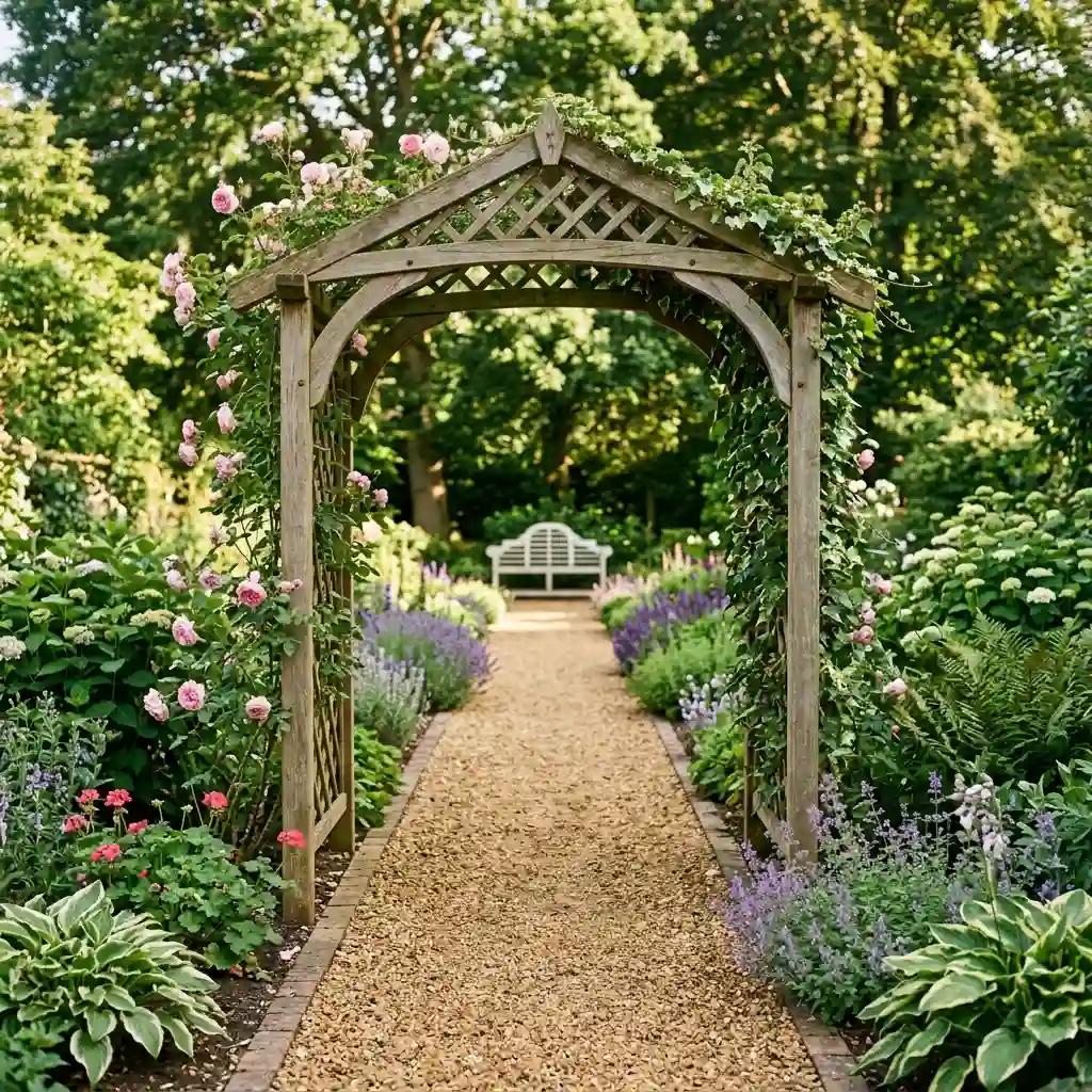 Frame the Start of a Garden Path