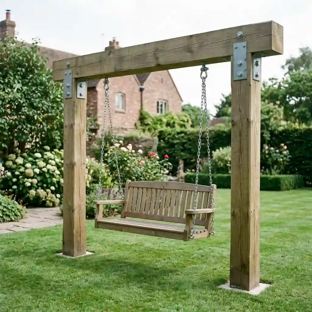 Hang a Swing From a Strong Arbor