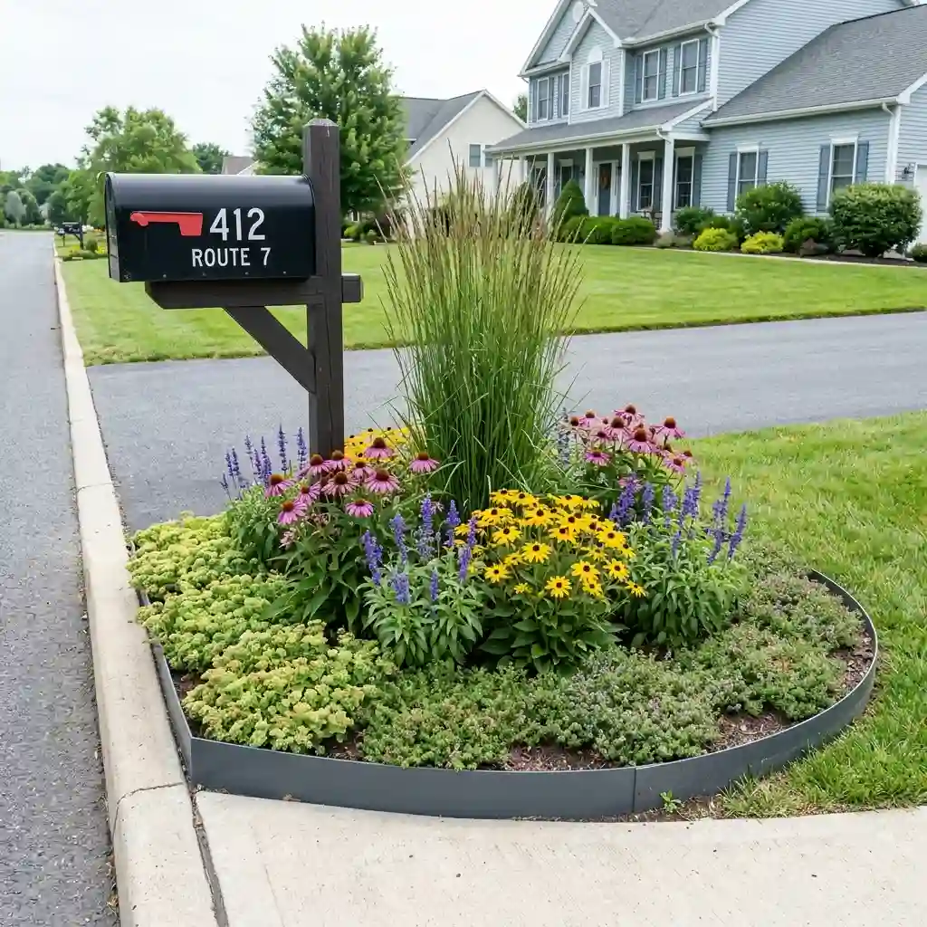 Improve Your Curb Appeal With a Small Mailbox Bed