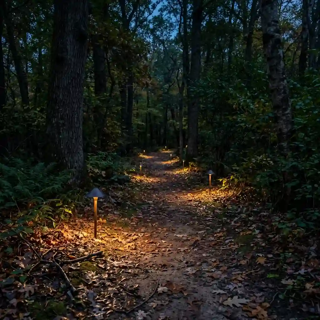 Light the Path with Low, Warm Fixtures