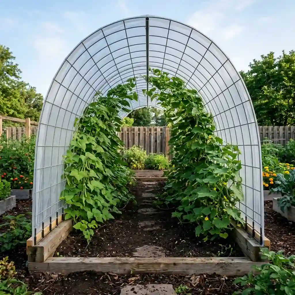 Make an Arch with Cattle Panels