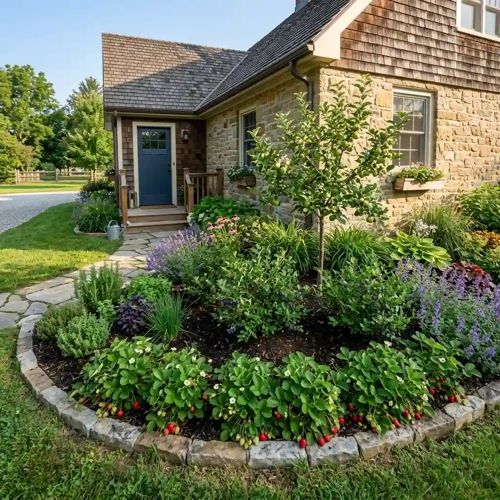 Mix Useful Food Plants Into Decorative Beds